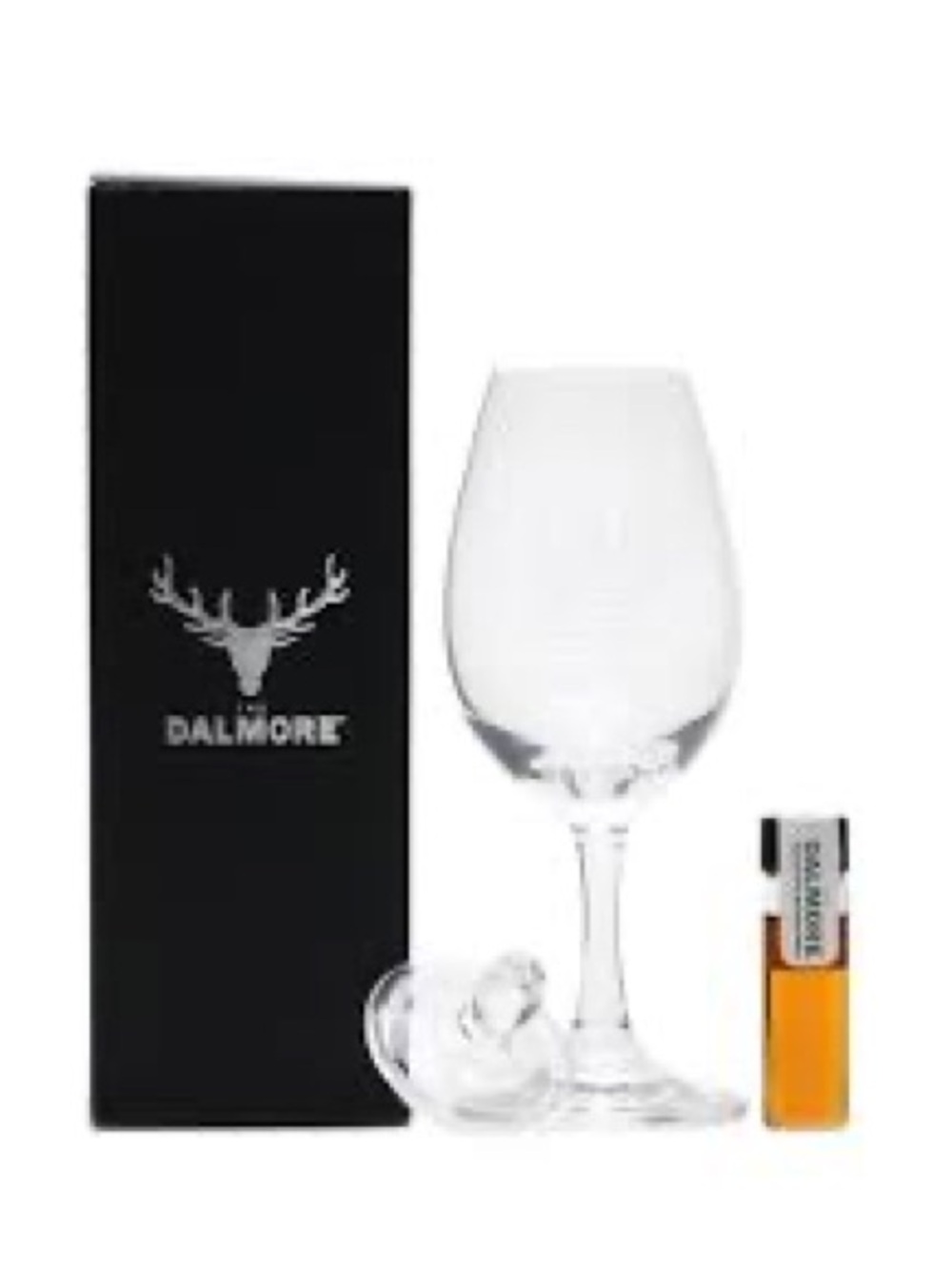 DALMORE logo degustation copita nosing glasses with ginger jar tops- set of 4